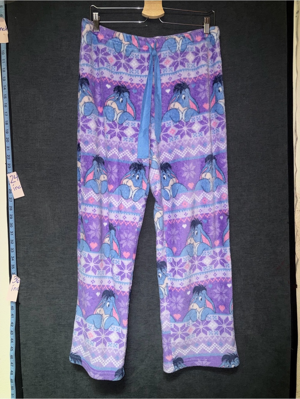 Disney Purple Eeyore Fleece Lounge Pants